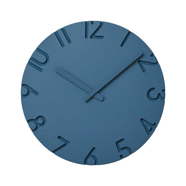 掛け時計 おしゃれ 壁掛け時計 北欧 24cm CARVED COLORED カーヴド カラード N...