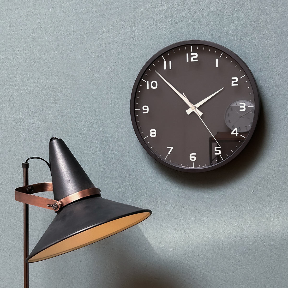 Lemnos 壁掛け時計 時計 nine clock ナイン クロック 電波 電波