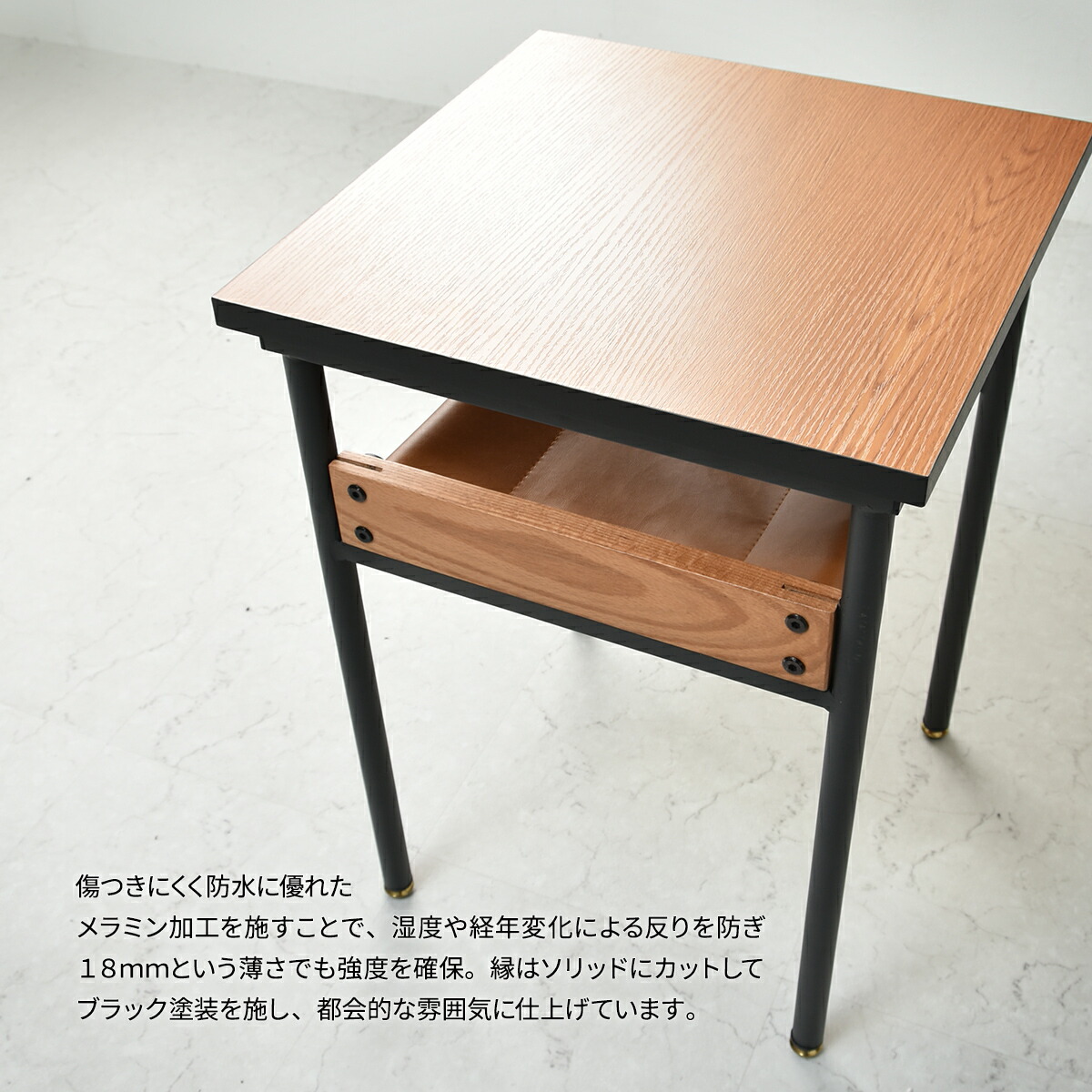 サイドテーブル PAMELA パメラ 正方形 ソファサイドテーブル ナイトテーブル ベッドサイド ローテーブル おしゃれ コンパクト テーブル  ミニテーブル 木製