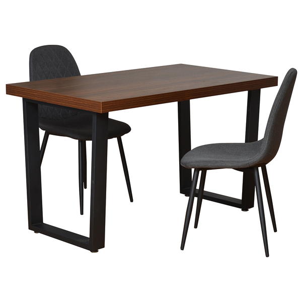 ダイニングテーブルセット 2人用 120cm 木製 長方形 ダイニングチェア