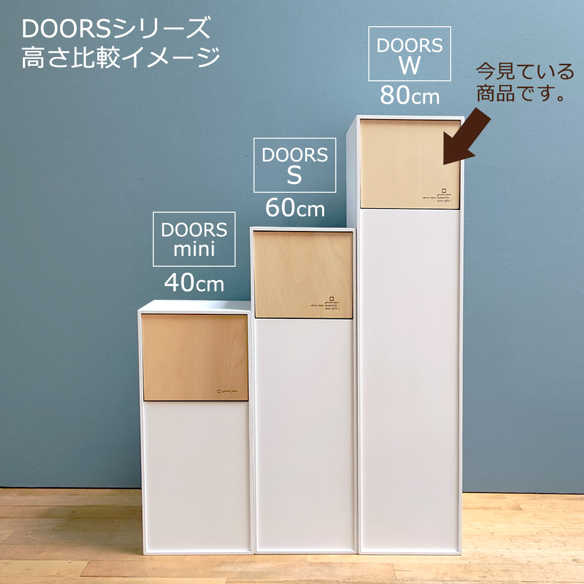 ゴミ箱 30L スリム DOORS W ダストボックス 扉付き 蓋付き フタ付き