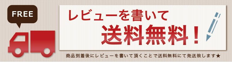 レビューを書いて送料無料