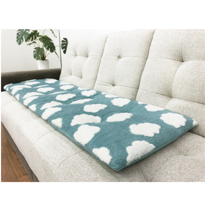 クッション ロングクッション ウレタン 三層 長座布団 選べる おしゃれ