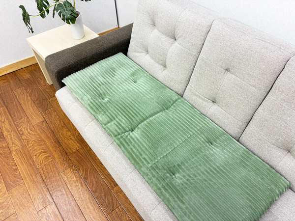 クッション ベンチ 長方形 サラッと生地 起毛生地 選べる 40×110