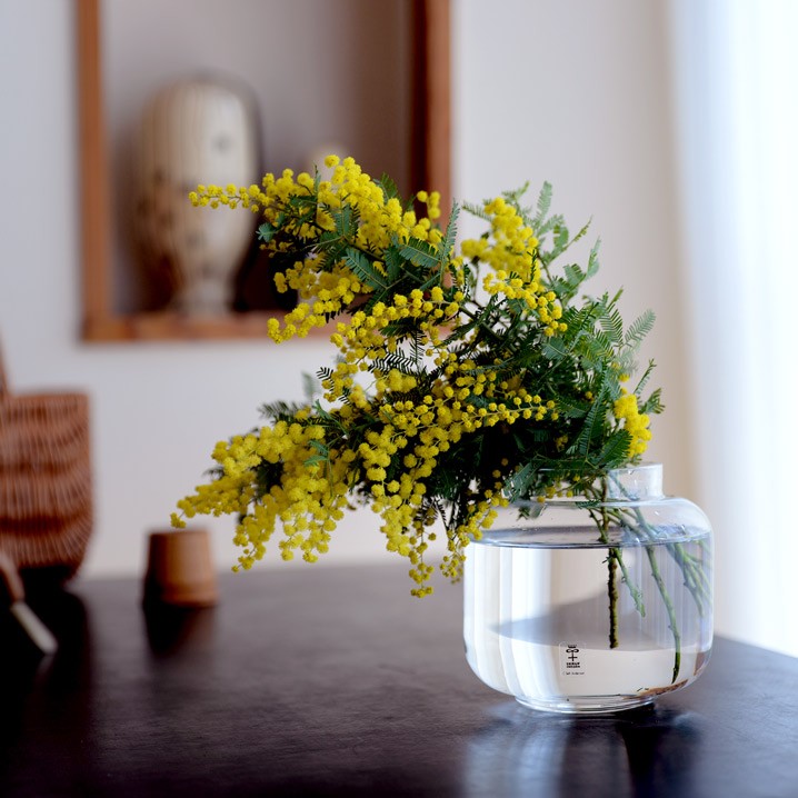 スクルーフ SKRUF RO ベース クリア 花瓶 フラワーベース ガラス 北欧