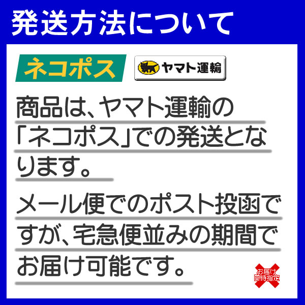発送方法について