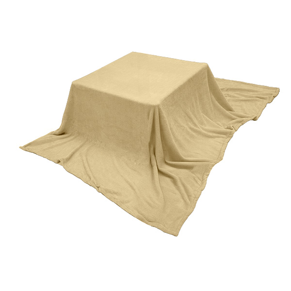 こたつ 中掛け毛布 正方形 185×185 洗える マイクロファイバー 軽量 無地 3サイズ対応 あったか ブランケット 省エネ 節電 冬の寒さ対策 | ブランド登録なし | 01