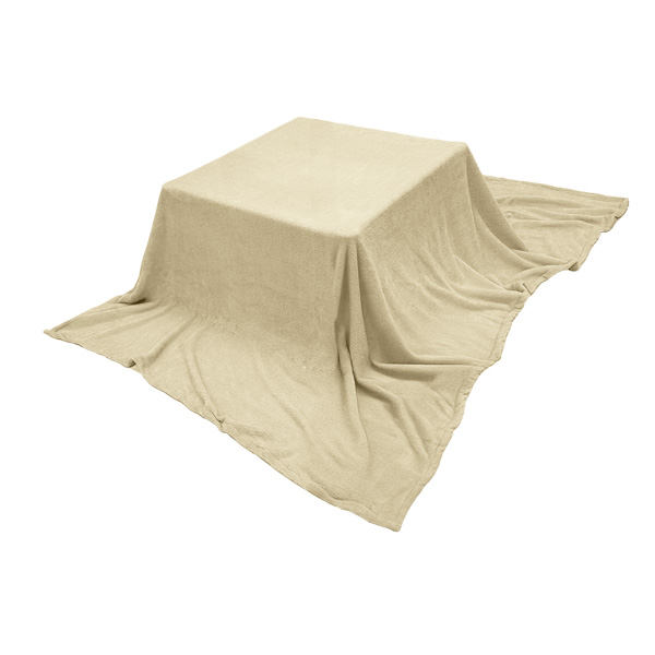 こたつ 中掛け毛布 正方形 185×185 洗える マイクロファイバー 軽量 無地 3サイズ対応 あったか ブランケット 省エネ 節電 冬の寒さ対策 | ブランド登録なし | 02