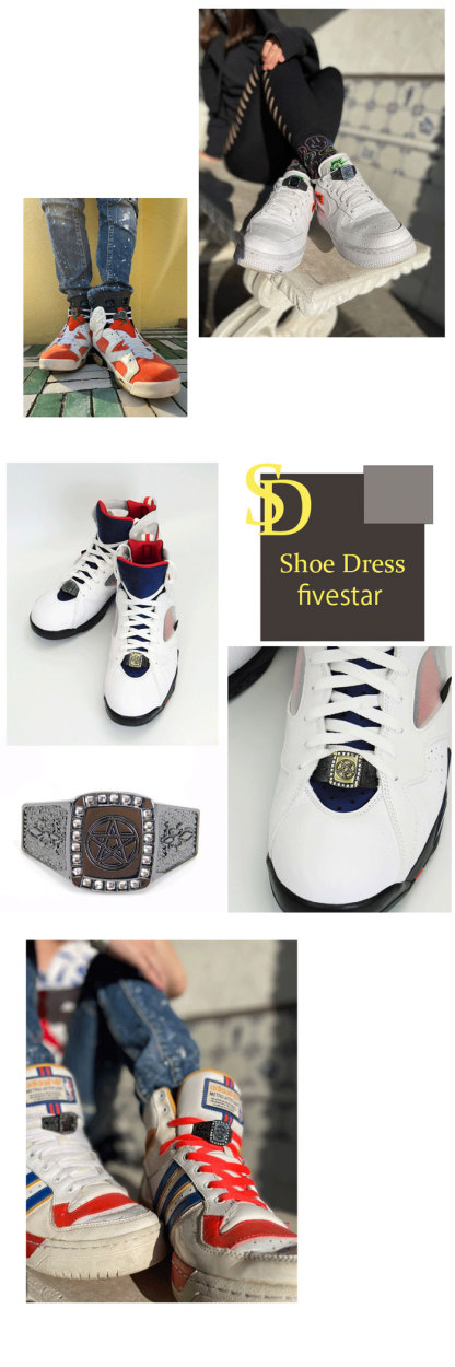シューピアス Shoe dress シュードレス 1足セット（2個入り） おしゃれ アクセ 靴紐 雑貨 小物5