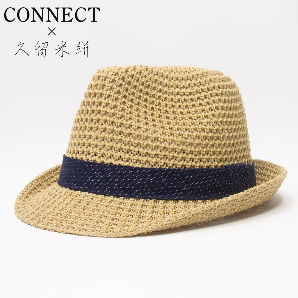 帽子 ハット メンズ レディース CONNECT×久留米絣 サーモ中折れハット TUG050 |  | 03