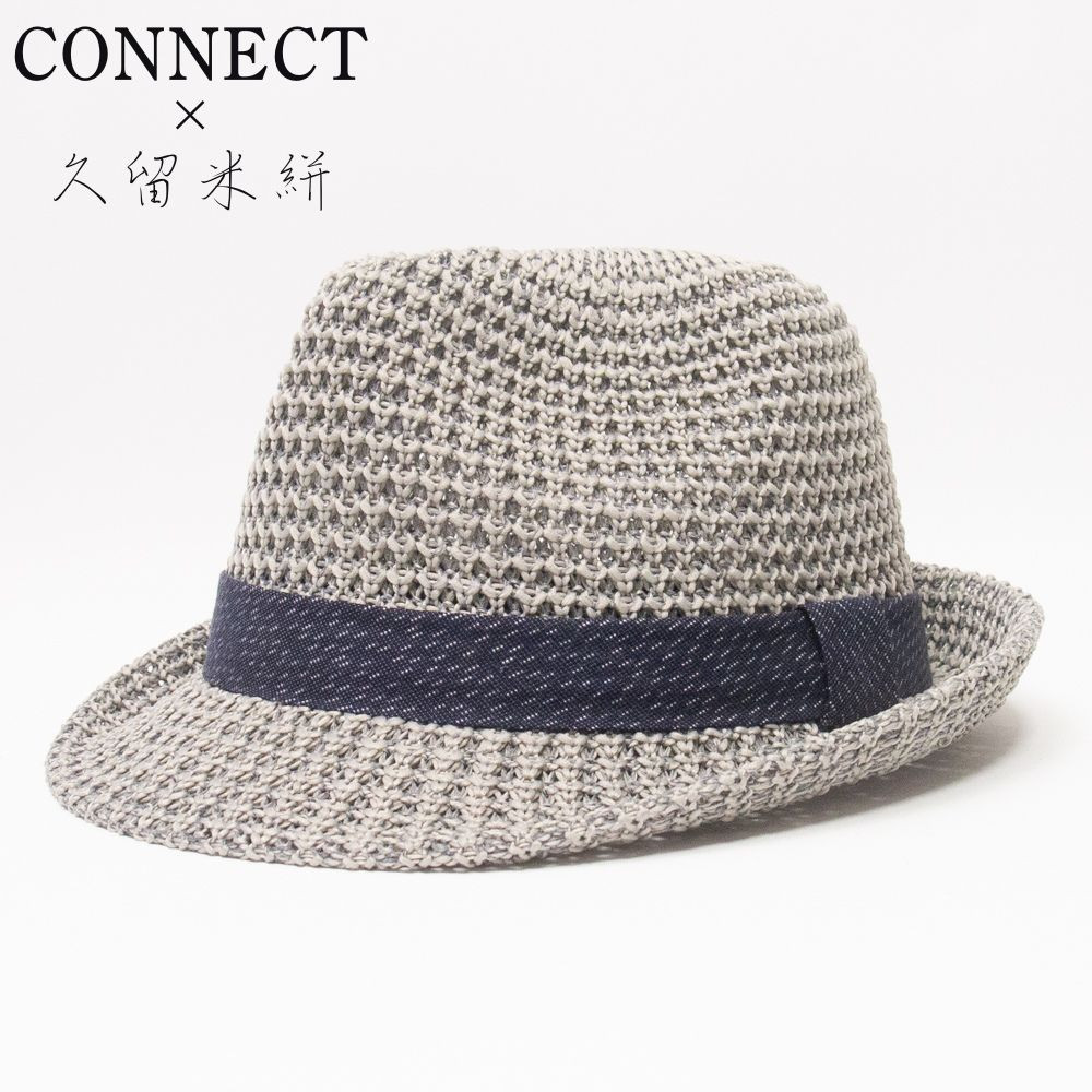 帽子 ハット メンズ レディース CONNECT×久留米絣 サーモ中折れハット TUG050 |  | 04