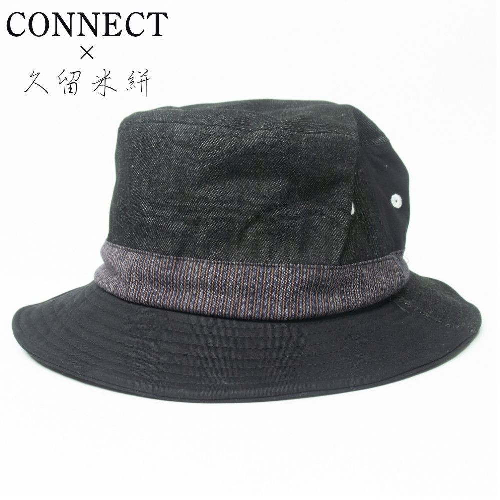 帽子 ハット メンズ レディース CONNECT×久留米絣 デニムバケットハット TUG047 |  | 02