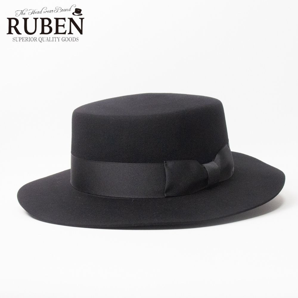 帽子 ハット メンズ レディース RUBEN ロングブリム フェルトウールハット RUS1370 | Ruben | 01