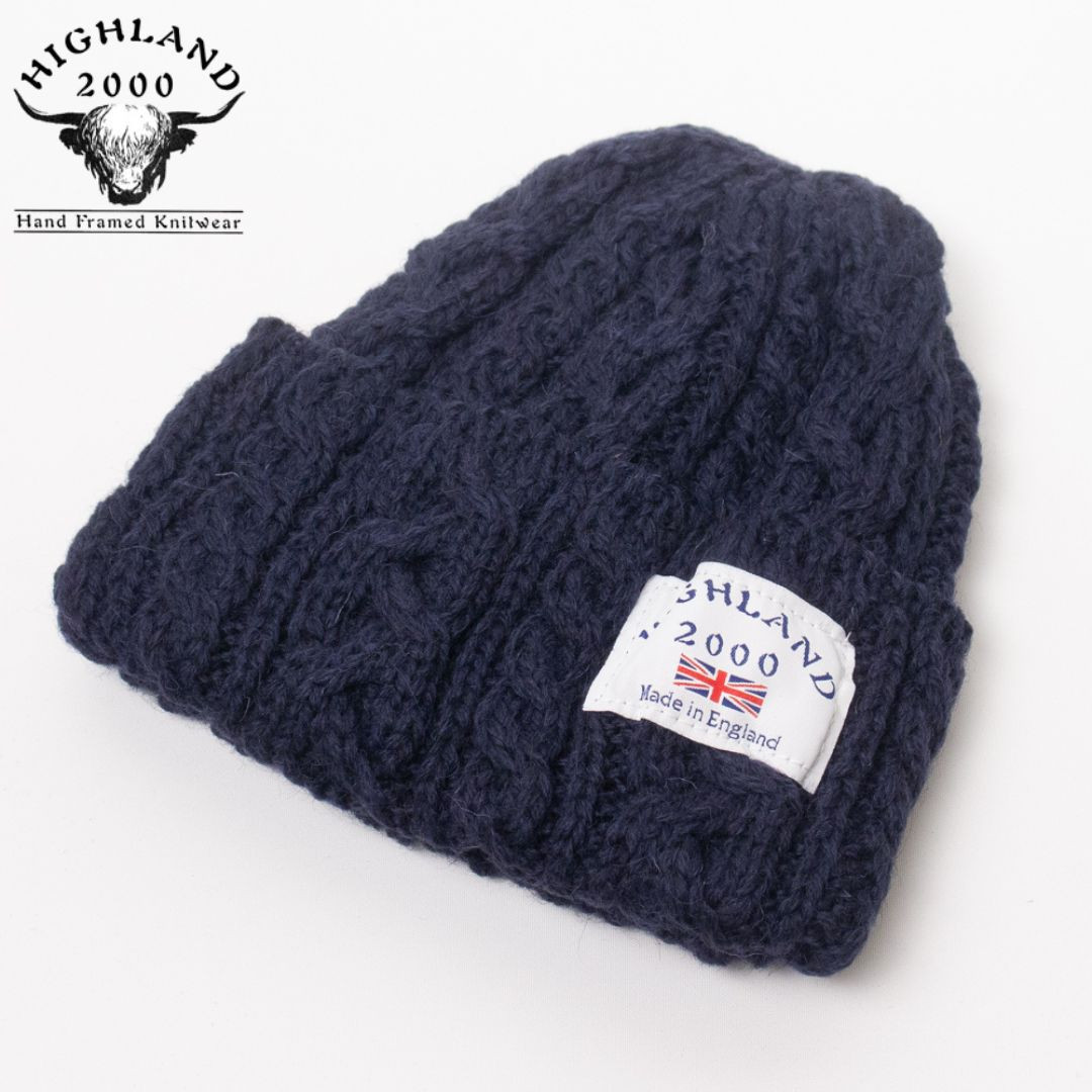 帽子 ニット帽 メンズ レディース HIGHLAND2000 イギリス製 ウール ケーブルニット帽 IZZC5053 | HIGHLAND 2000 | 05