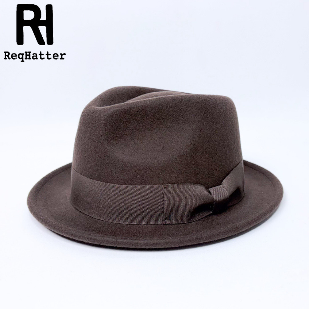 帽子 ハット メンズ レディース ReqHatter レックハッター オーストラリアウール 中折フェルトハット RH104 | ReqHatter | 03