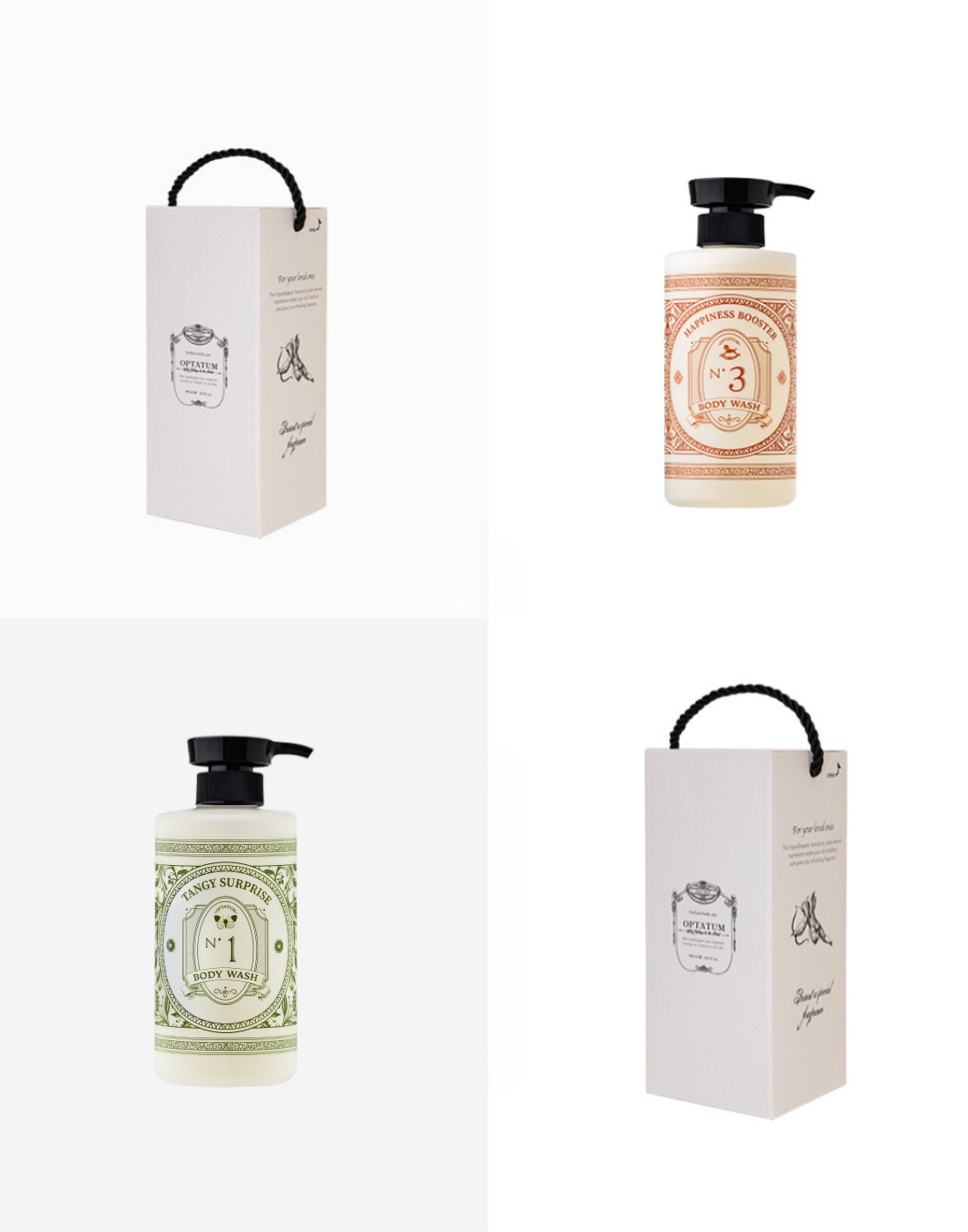 OPTATUM ハピネスブースター ボディソープ 500ml｜フルーティー