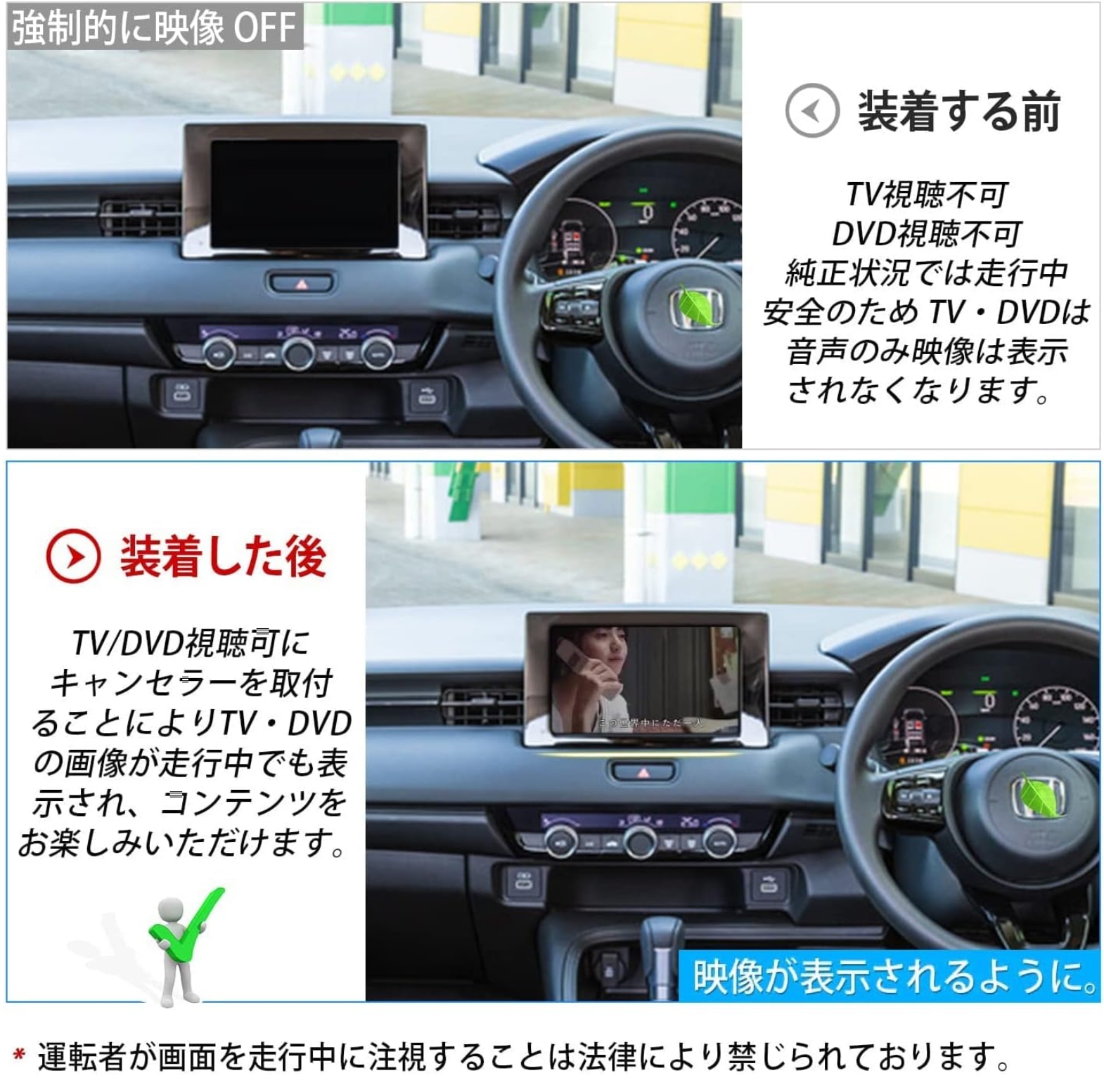 ホンダ テレビキット tvキャンセラー 新型ヴェゼル 純正ナビ 走行中テレビ操作 ホンダe フィット vezel rv3 rv4 rv5 rv6 Honda  CONNECTディスプレー 対応 : hondatvc002 : Light-PC - 通販 - Yahoo!ショッピング