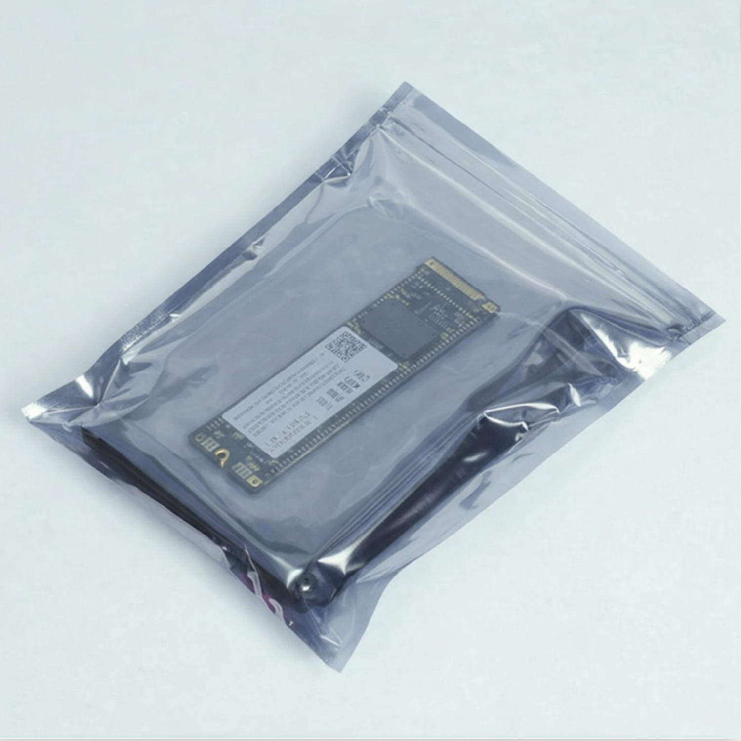 静電気防止袋 ESDシールドバッグ チャック付き 110×150mm 5/10/20/50