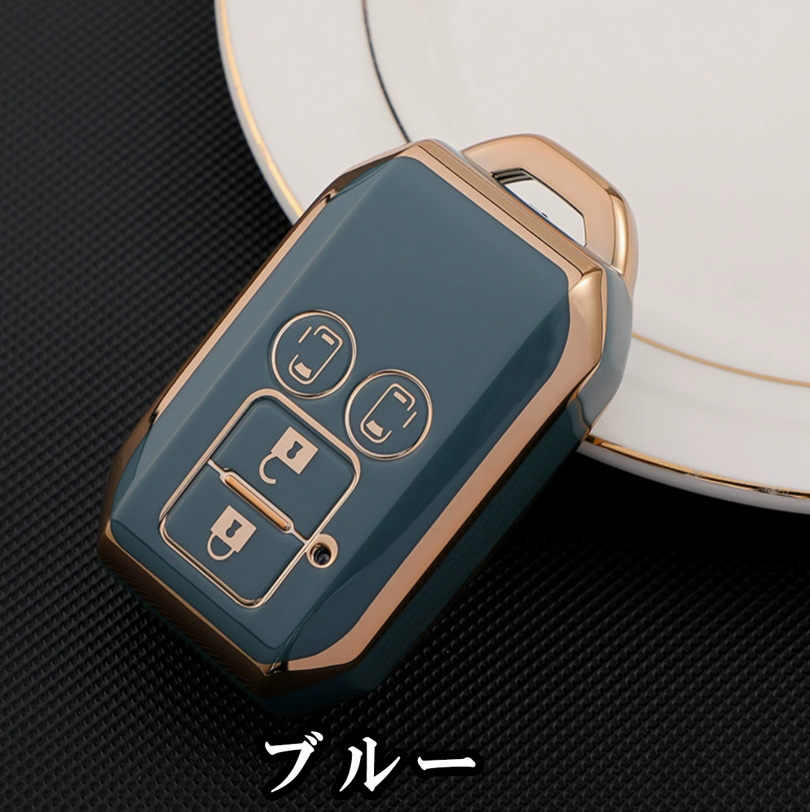 スズキ スマートキーケース TPU製 キーカバー 4ボタン対応