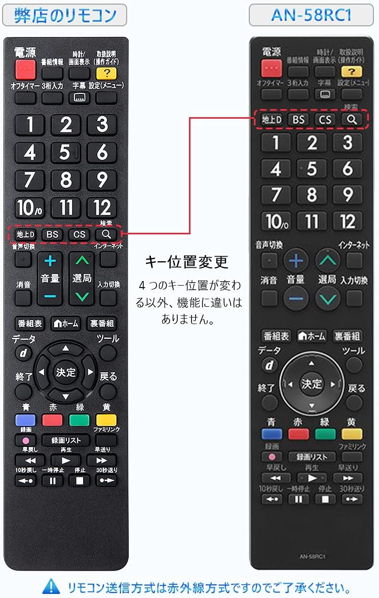 汎用 交換品 シャープ AQUOS SH-E615-B テレビリモコン SHARP アクオス