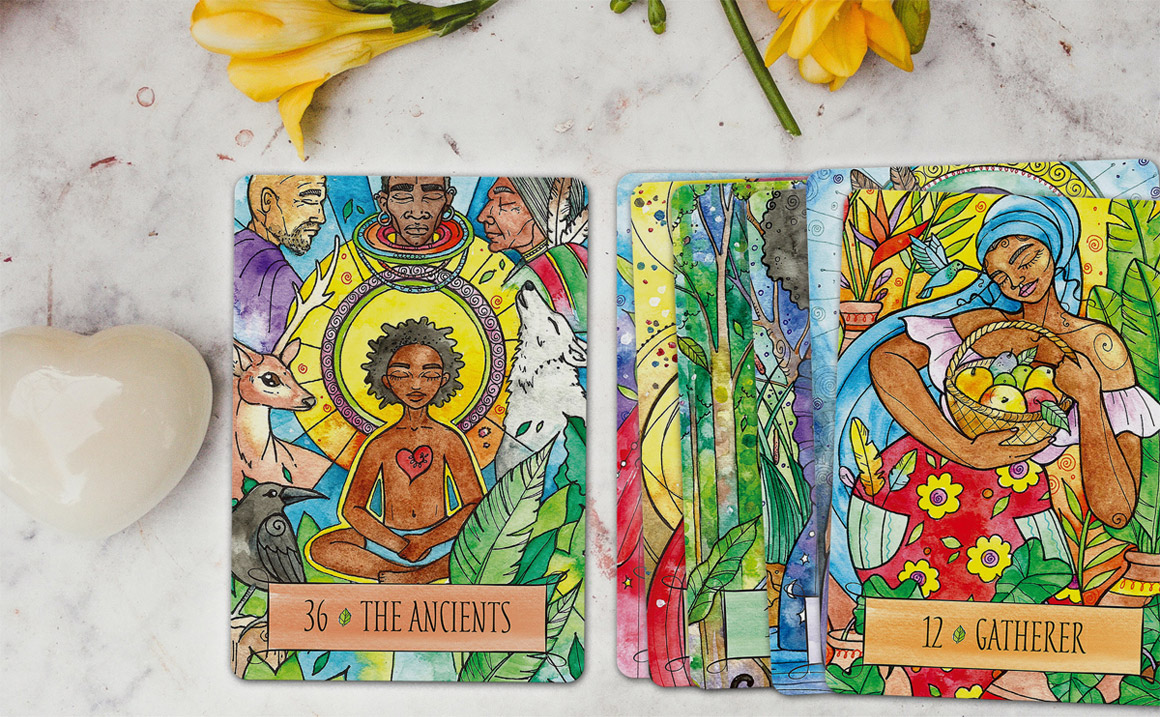 アースクラフトオラクル （ 日本語解説書付き オラクルカード