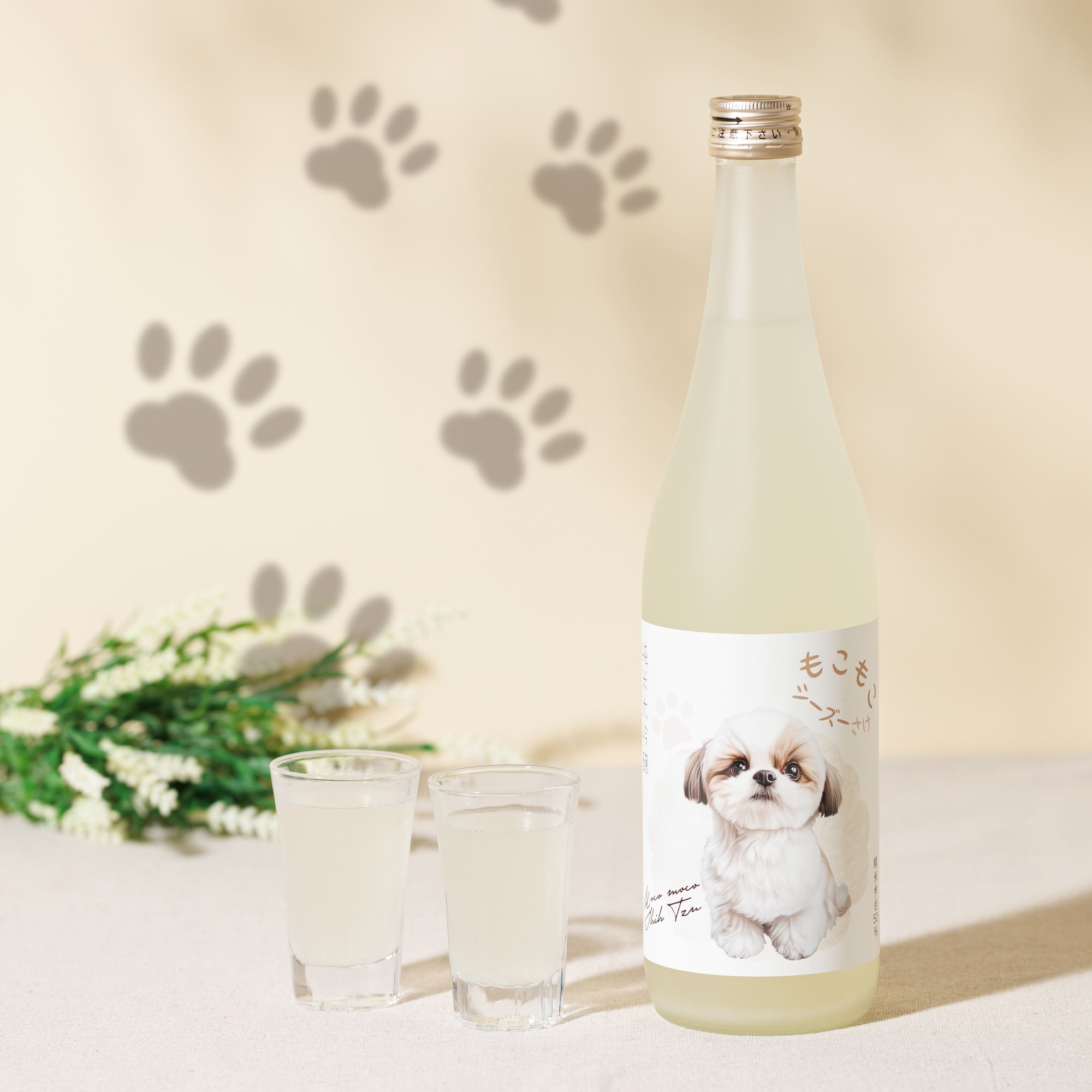 もこもこシーズー さけ 日本酒 純米大吟醸 フルーティー 14度 720ml