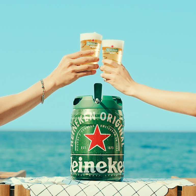 送料無料 ハイネケン 5Lケグ×2本 Heineken 輸入ビール 海外ビール