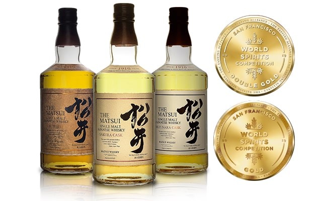松井ウイスキー ミニチュアボトル セット 200ml×5本 鳥取県 松井酒造