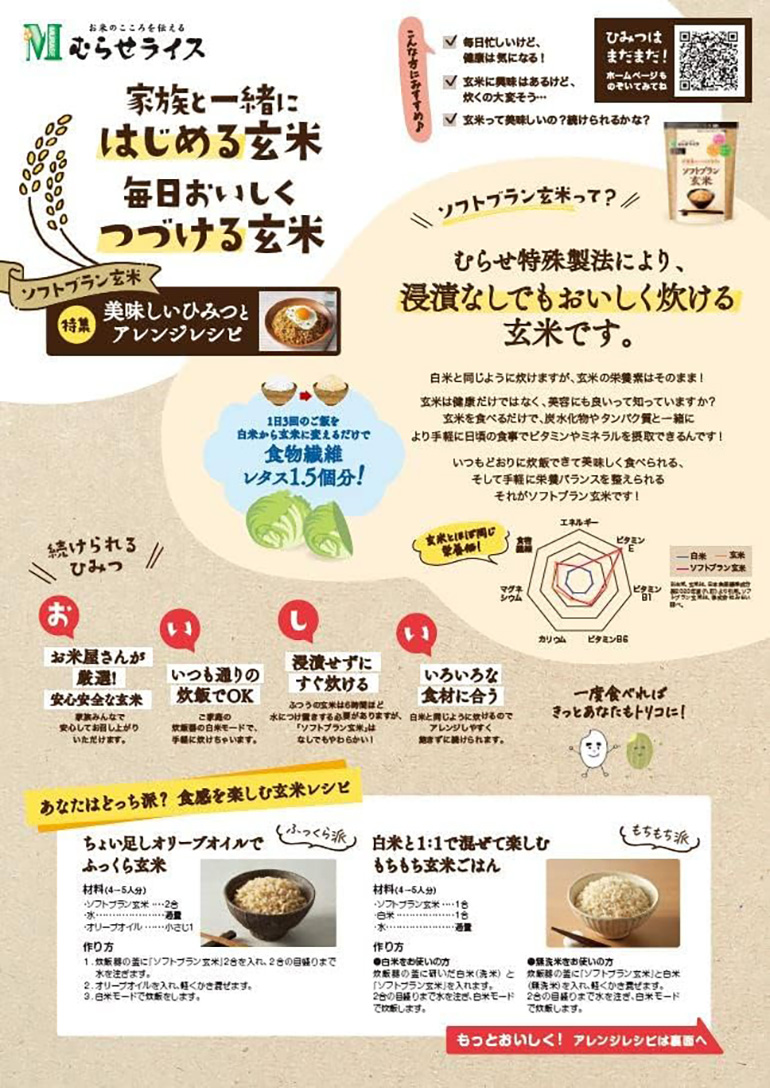 むらせ ソフトブラン玄米 2kg ×2袋 むらせライス 玄米 虎S : 焼酎専門