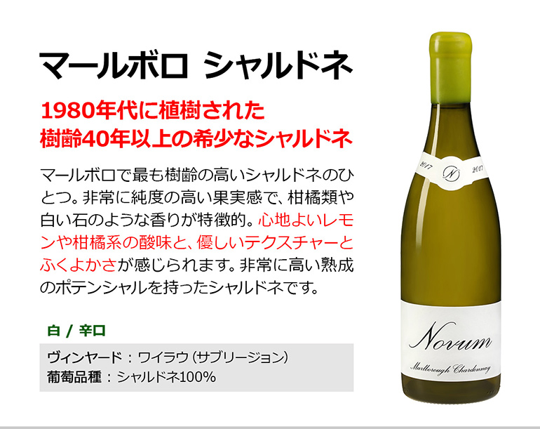 赤ワイン ノヴム マールボロ ピノノワール (2023) 750ml