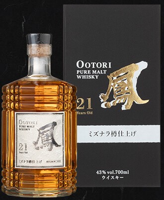 大得価HOT】 鳳 OOTORI 25年 ミズナラ樽仕上げ 700ml 43度