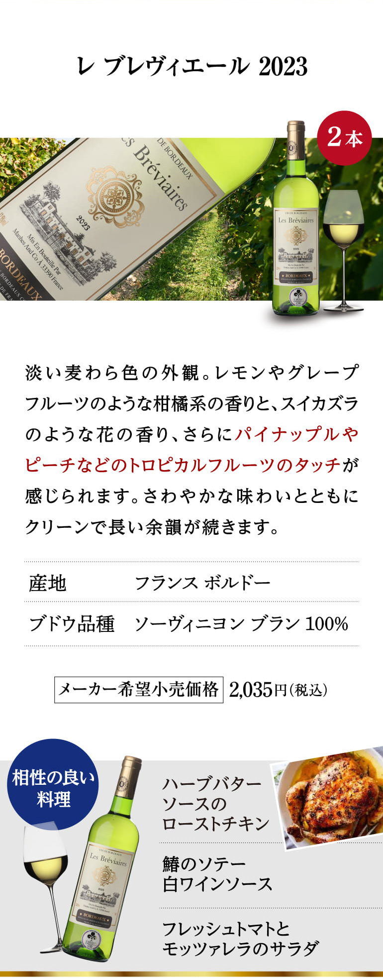 ボルドー白ワイン12本セット