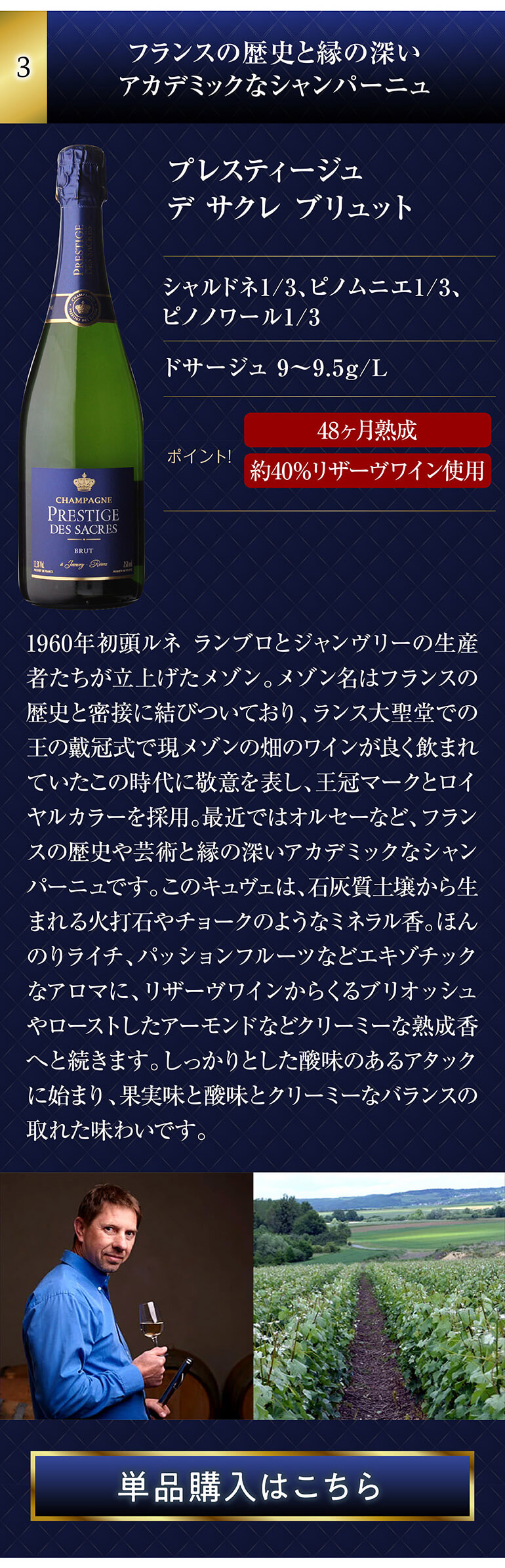 高級辛口シャンパン5本セット