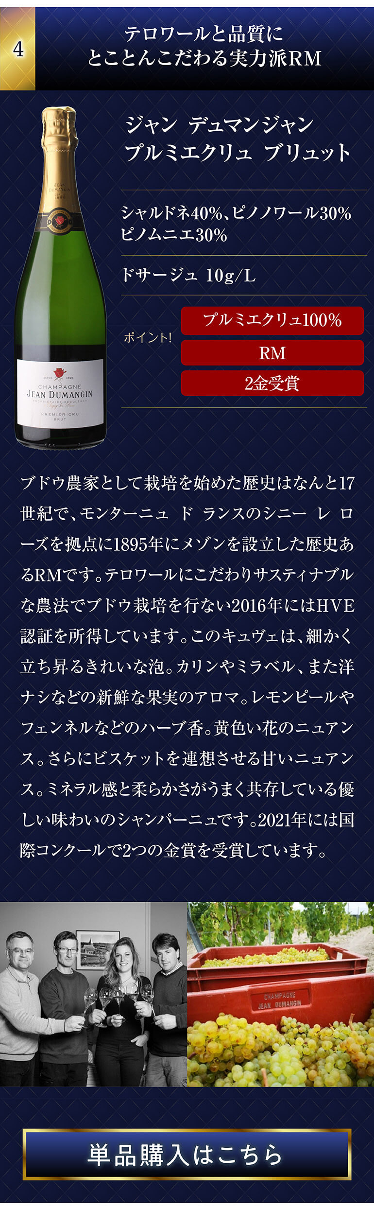 高級辛口シャンパン5本セット