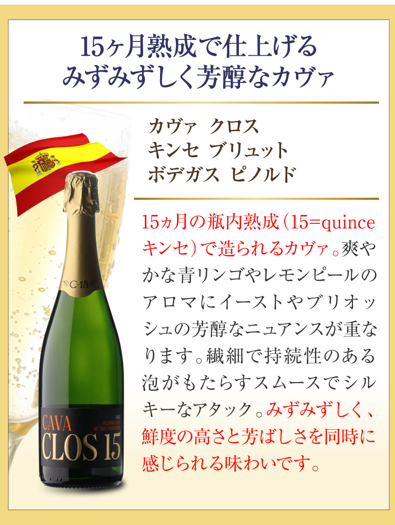 1本あたり1,980円(税込) 送料無料 シャンパン製法辛口泡6本セット 21弾