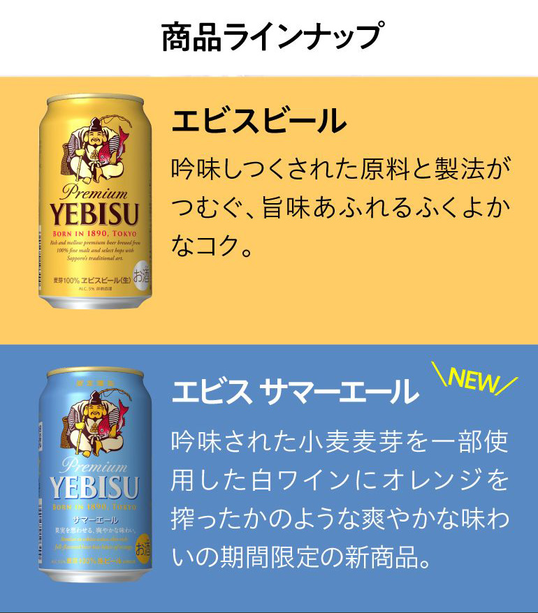 母の日 プレゼント ビール 送料無料 サッポロ YSF3DECM ヱビス4種12本