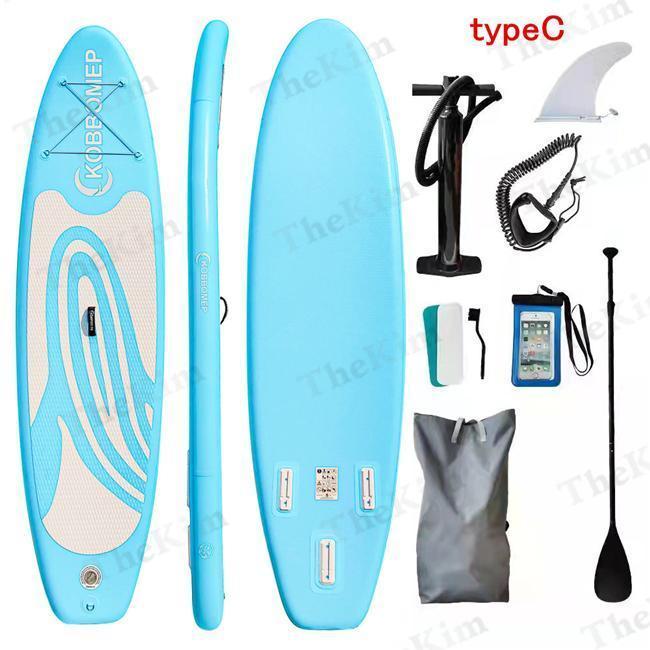 SUP ボード サップ 長320cm インフレータブル スタンドアップ パドルボード マリンスポーツ カヌー 涼しい サーフィン ヨガ 水上散歩 スポーツ - 3