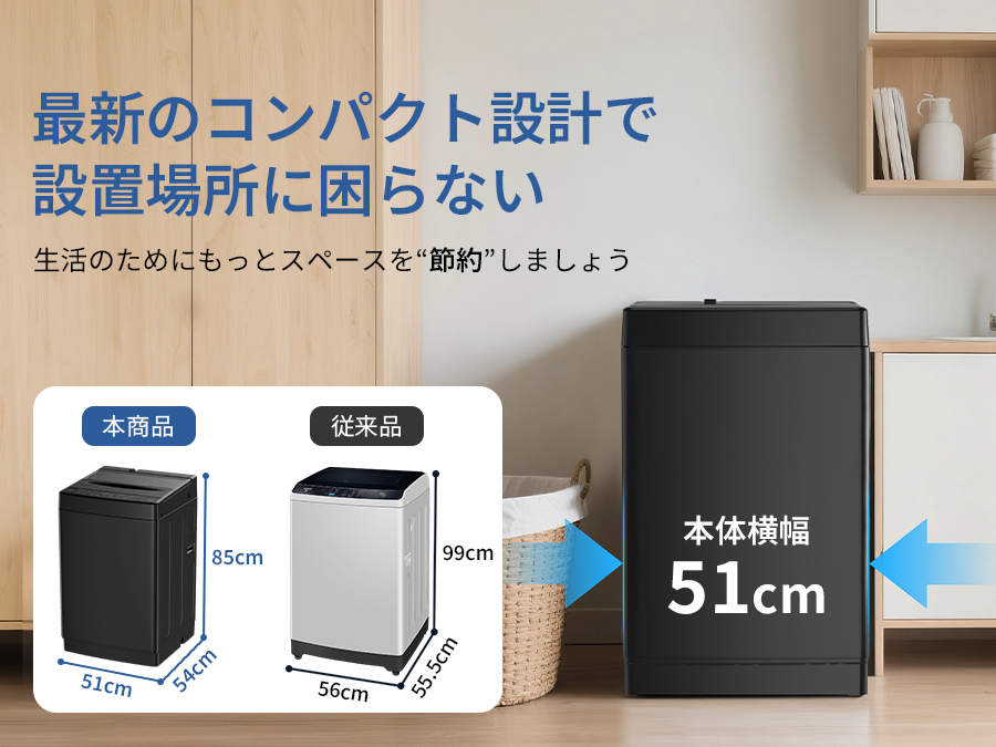 SAMKYO 年末感謝祭セール!SAMKYO 洗濯機 7kg 全自動 一人暮らし 幅51cm