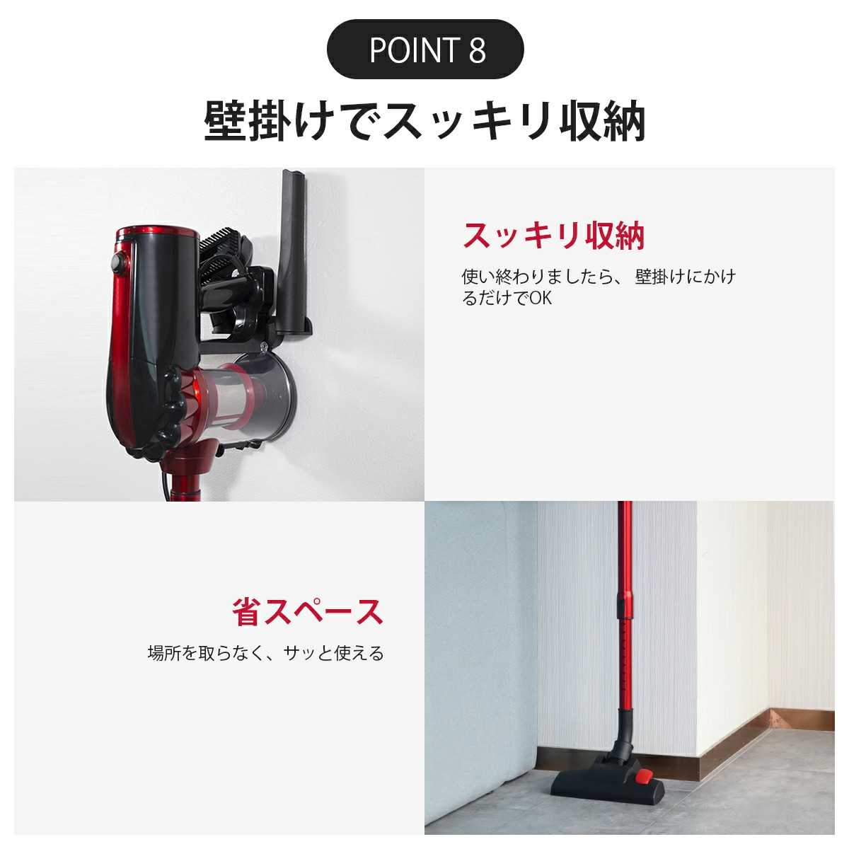 掃除機 コード掃除機 17000pa 超強吸引力 5Mコード コード式 軽量１年