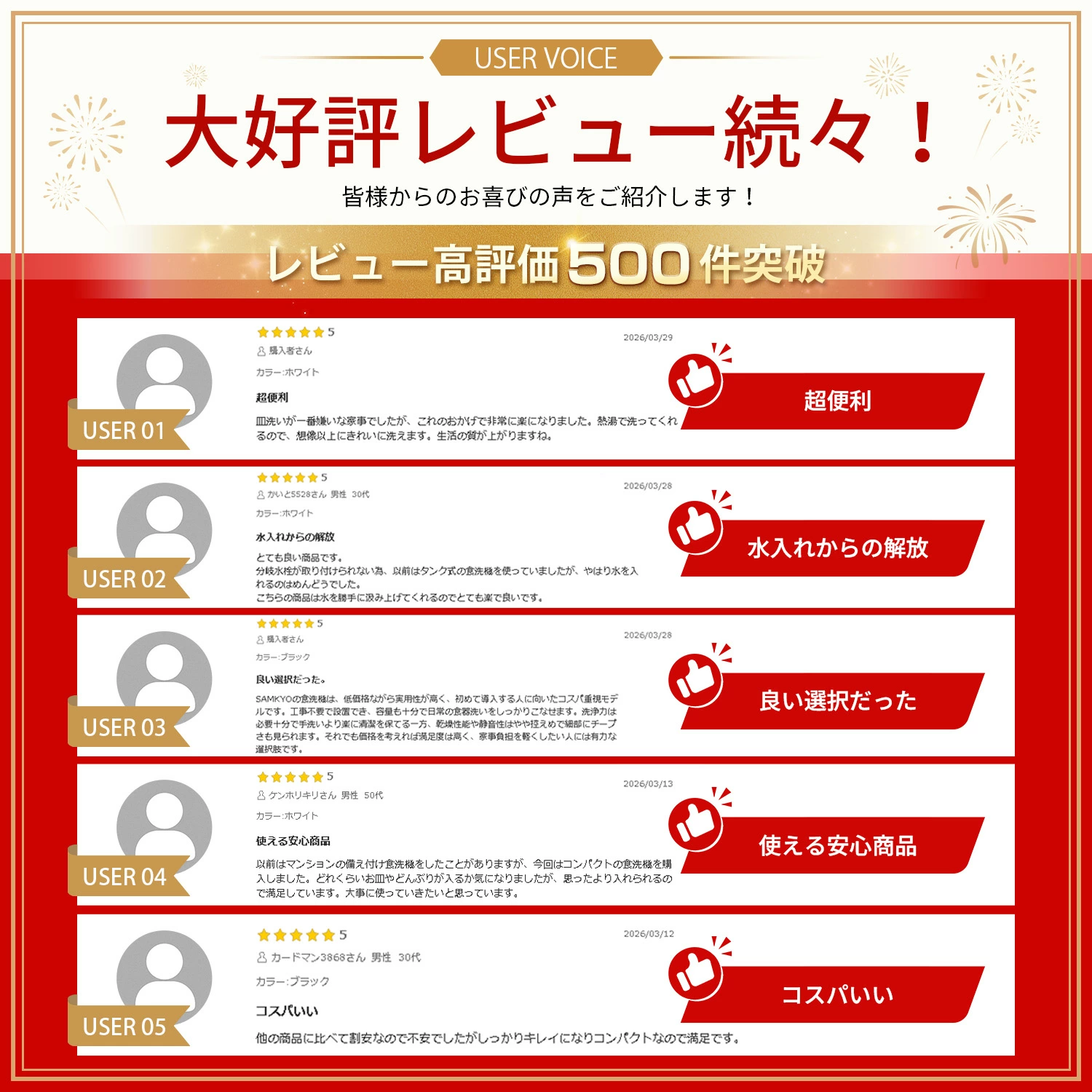 SAMKYO ＼夏Sale☆35,990円→32,990円！／ 食器洗い乾燥機 工事不要 食