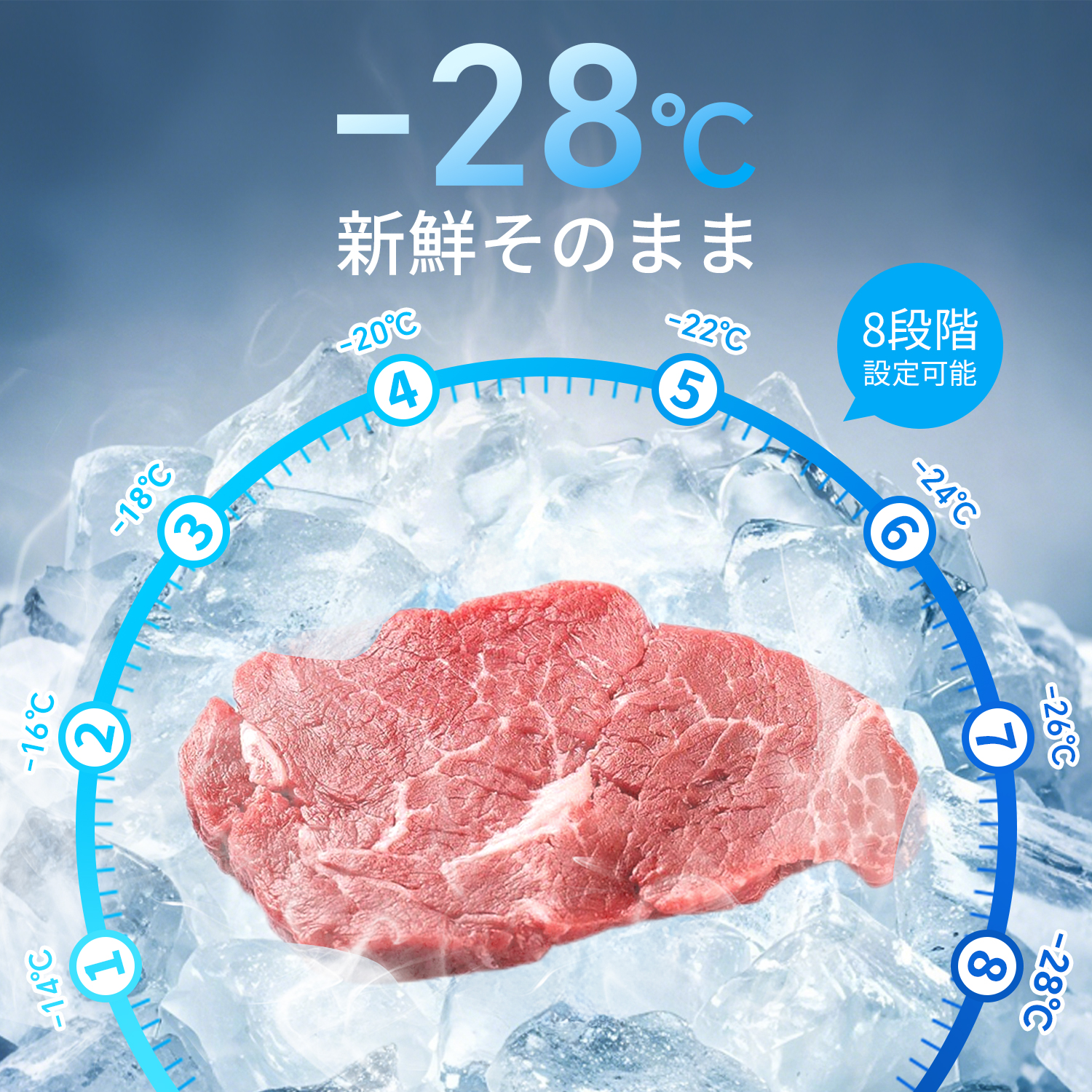 SAMKYO 年末感謝祭セール!SAMKYO 冷凍庫 100L 上開き式 家庭用 8段階