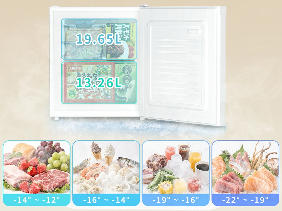 爆買WEEK☆15,990円→14,990円！SAMKYO 冷凍庫 33L 前開き 幅45cm ミニ