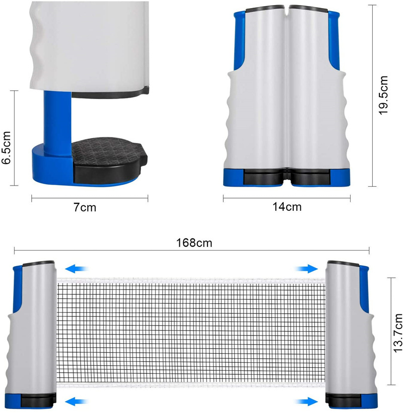 卓球セット 卓球ラケット ピンポン球 ポータブル 伸縮ネット 調整可能 ラケット テニスネット 収納バッグ付き 屋内 競技 自宅 アウトドア レジャー  職場 :lib2172902:Lilab.Fashion - 通販 - Yahoo!ショッピング