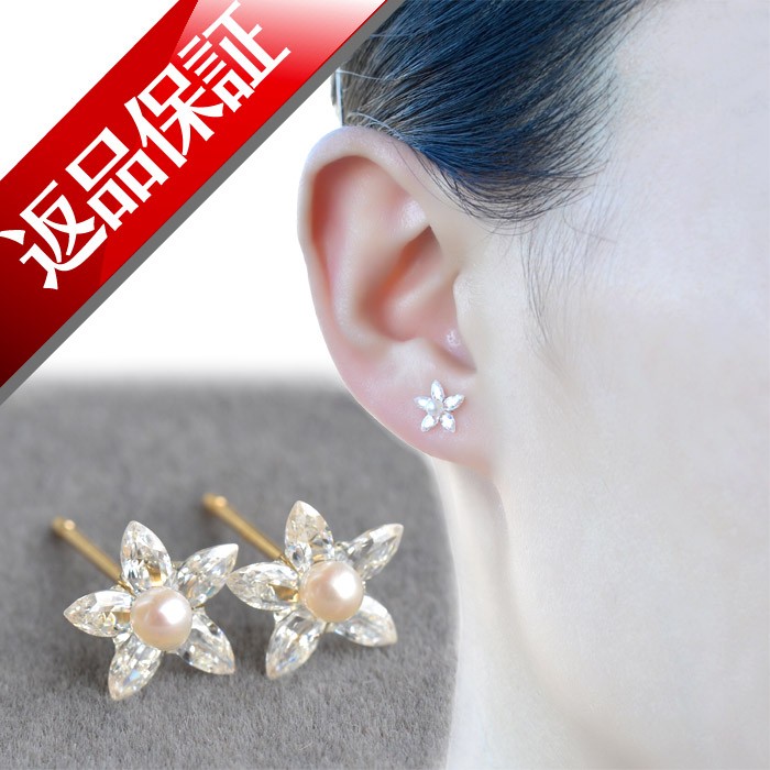 日本製 ピアス 18金 フラワー 真珠 パール 18k 淡水パール 花びら お花モチーフ リリミア 通販 Yahoo ショッピング