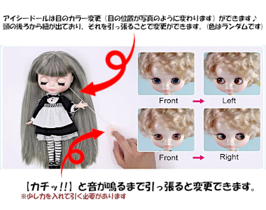アイシードール　ニューフェイス2体　ノーマルフェイス1体　新品 lillys-doll-shop_midi-faice-fts-1