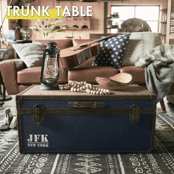 テーブル トランクテーブル センターテーブル TRUNK TABLE リビングテーブル ローテーブル コーヒーテーブル カフェ 店舗 新生活  一人暮らし IW-351