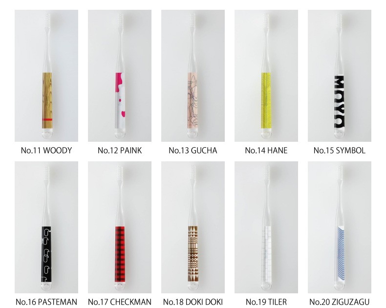 MOYO（モヨウ） 歯ブラシ 全40色 No.31-No.40 ブリスターケース