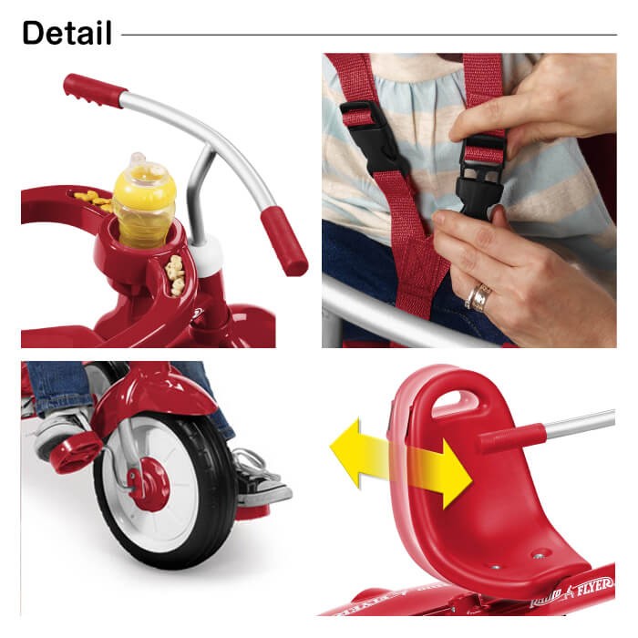 ラジオフライヤー　三輪車　キッズ 楽天市場】RADIO FLYER ラジオフライヤー 三輪車 4in1 811 おもちゃ