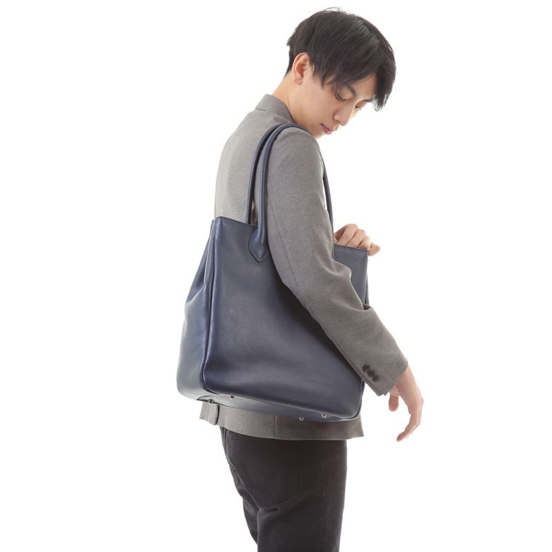 トートバッグ A4 縦型 ラージサイズ レディース メンズ 本革 ビジネスバッグ レザー 革 大きめ 通勤 通学 エールック A-LOOK A3176 爆買の画像