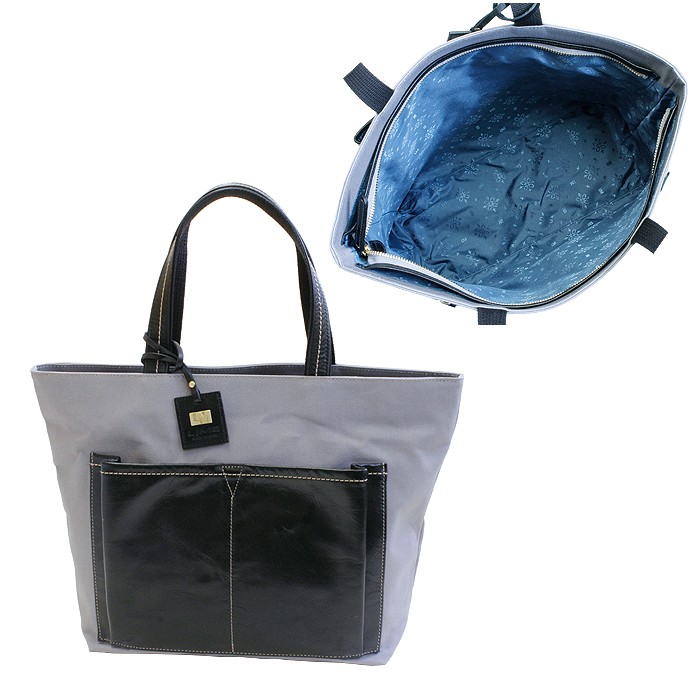 トートバッグ A4 ショルダーバッグ レディース 本革 帆布 コットン 日本製 カジュアルバッグ 大きめ 通勤 通学 ライム ヴェリー コンビ L1927 爆買 | LIME made in japan | 01